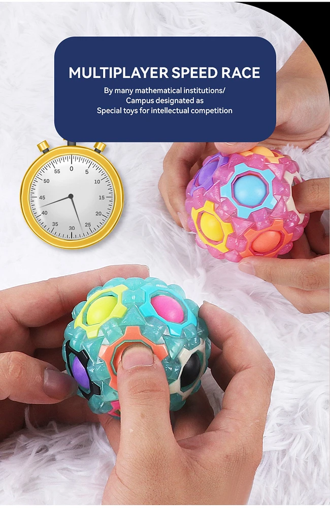 Biogenik Spinning Puzzle Ball – One Variation Chosen at Random