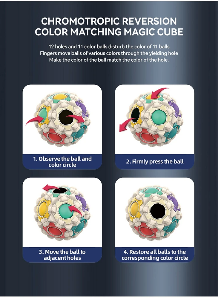 Biogenik Spinning Puzzle Ball – One Variation Chosen at Random