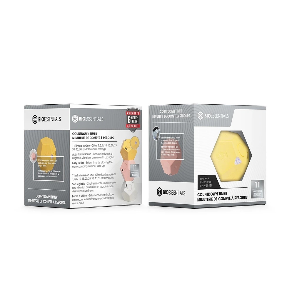 Biogenik Countdown Dodecahedron Timer (D-12) – Une variation choisie au hasard