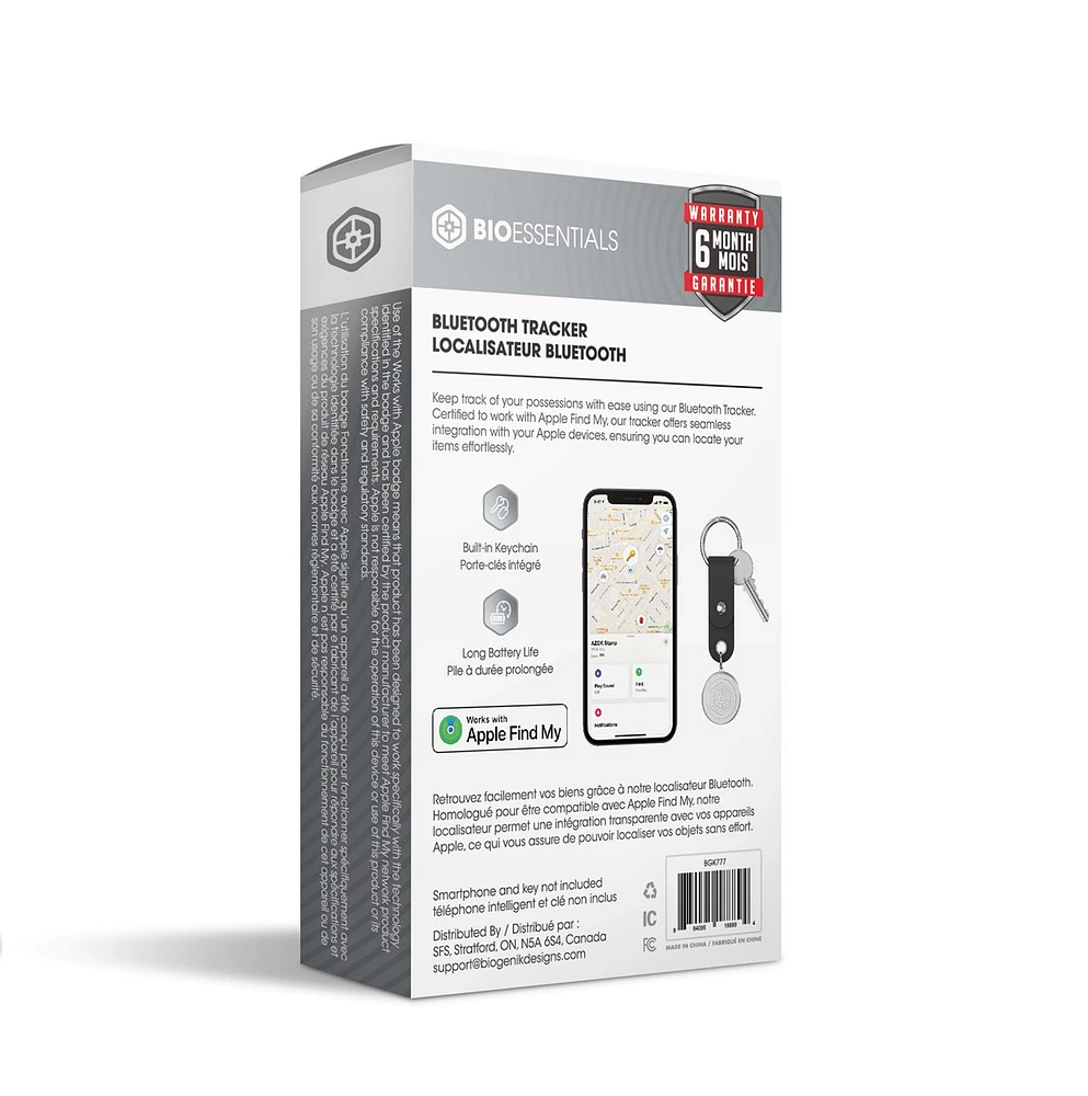 Biogenik Bluetooth Tracker Keychain 