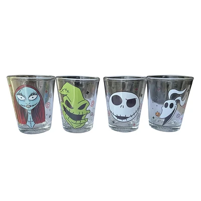 Nightmare Before Christmas Shot Glasses, 4 pack 