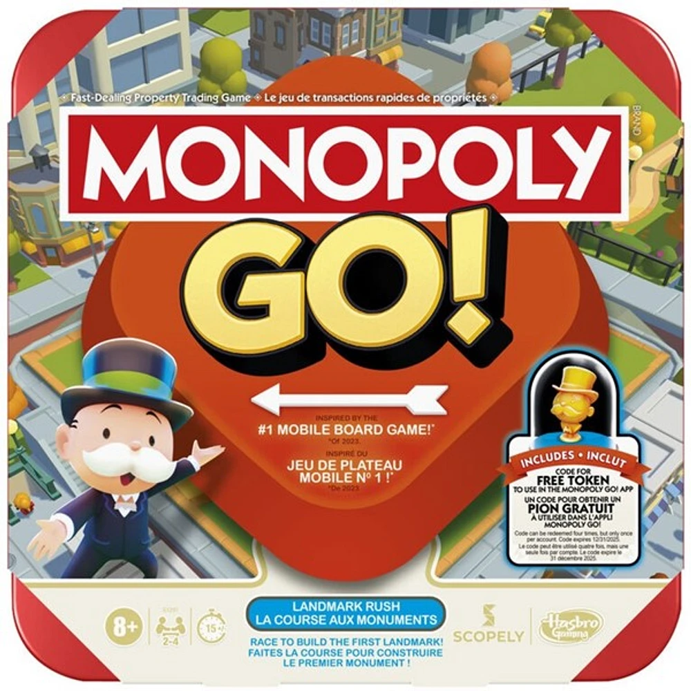 Monopoly GO! Board Game 