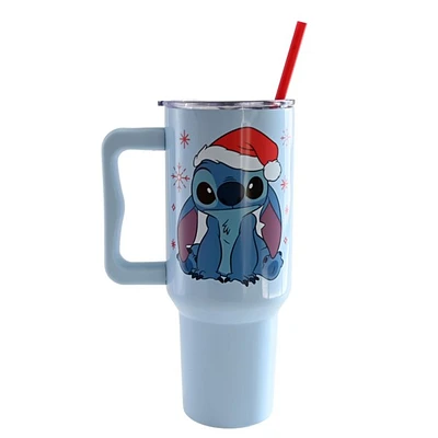 Santa Stitch Stainless Steel Tumbler 