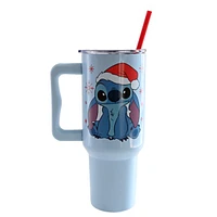 Santa Stitch Stainless Steel Tumbler 