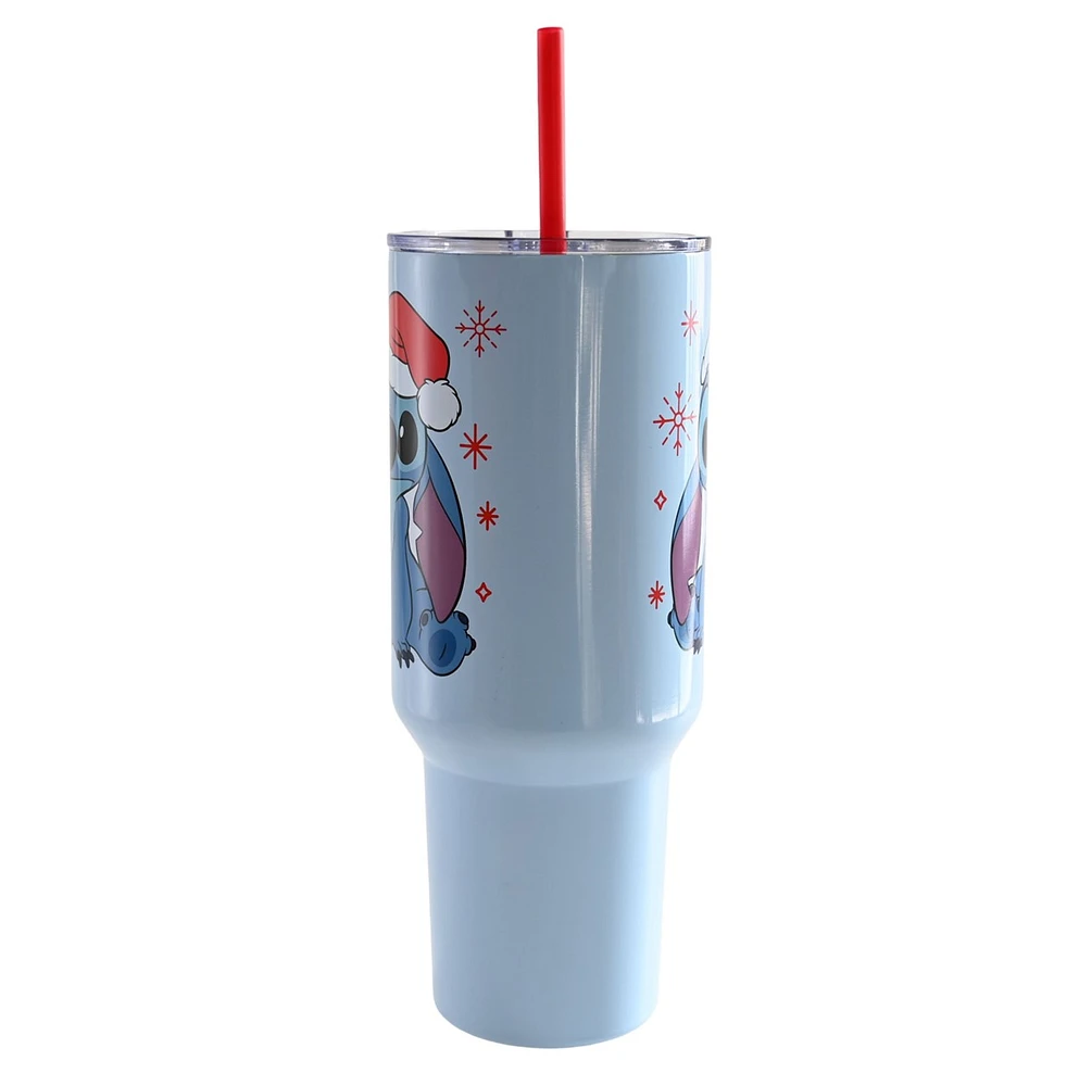 Santa Stitch Stainless Steel Tumbler 