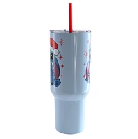 Santa Stitch Stainless Steel Tumbler 