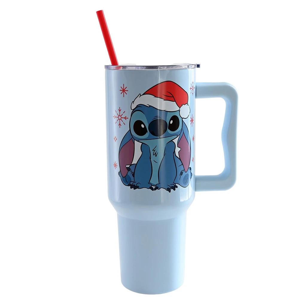 Santa Stitch Stainless Steel Tumbler 