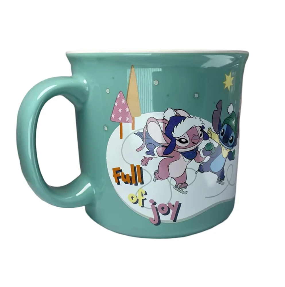 Stitch Full of Joy Camper Mug 