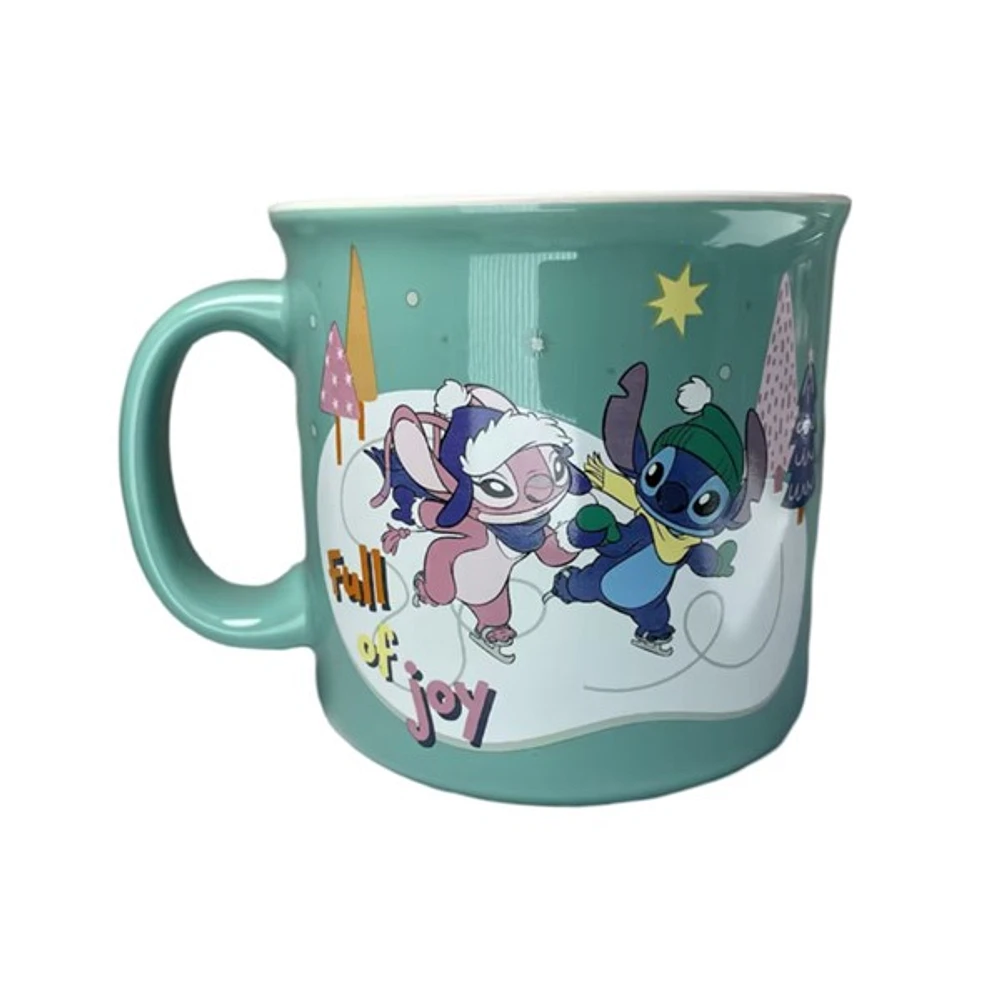 Stitch Full of Joy Camper Mug 