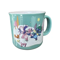 Stitch Full of Joy Camper Mug 