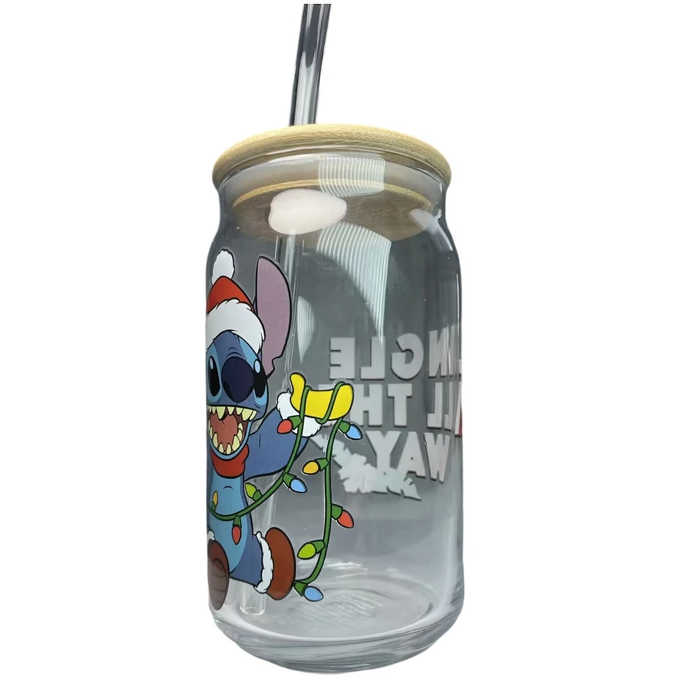  Stitch Jingle All the Way Gobelet en verre 