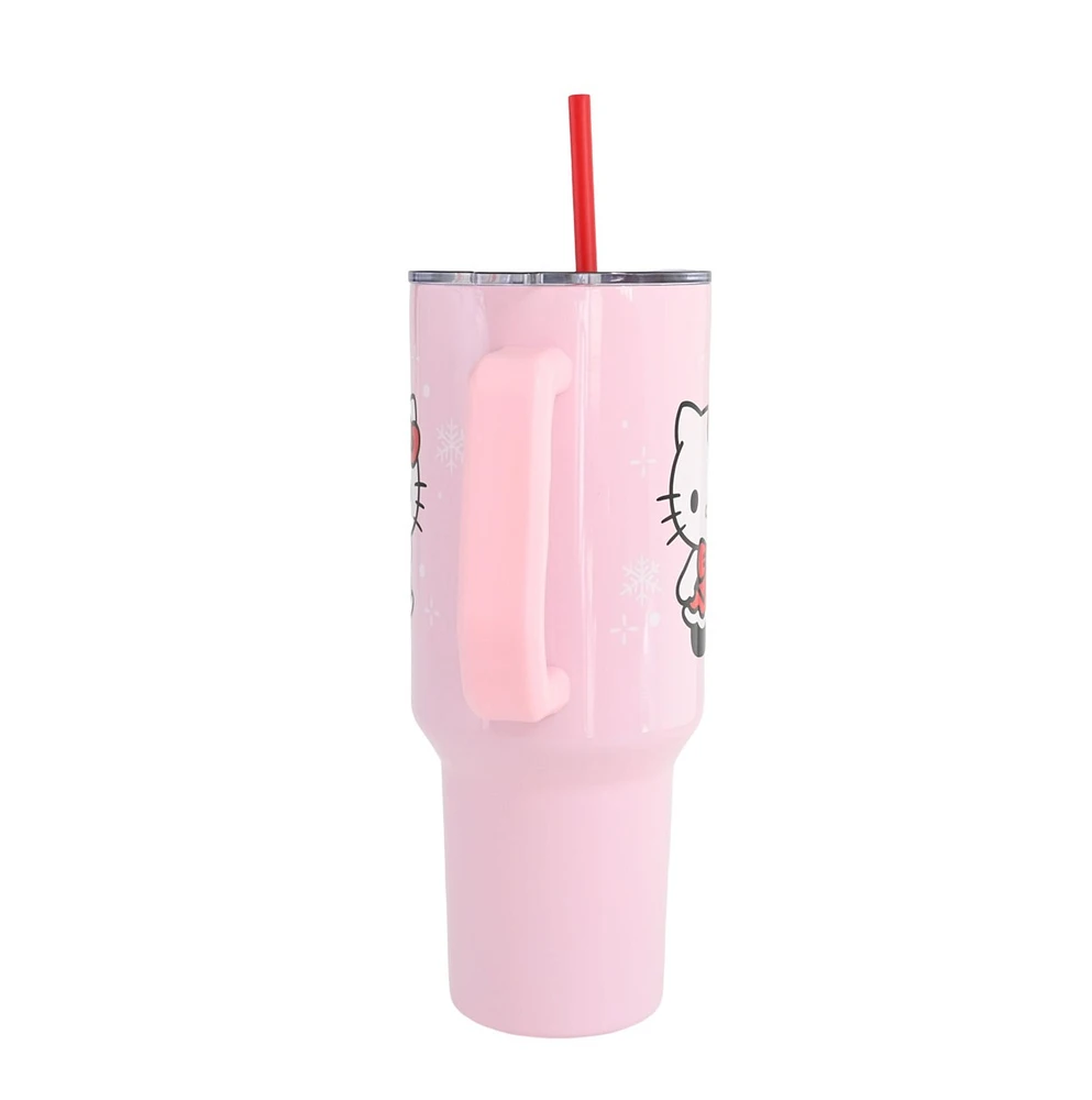 Gobelet en acier inoxydable avec robe de Noël Hello Kitty 