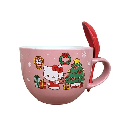 Tasse et cuillère de décoration de vacances Hello Kitty 