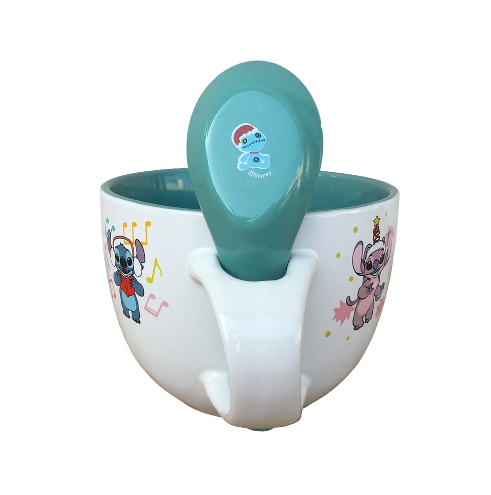 Stitch All is Bright Tasse et cuillère 
