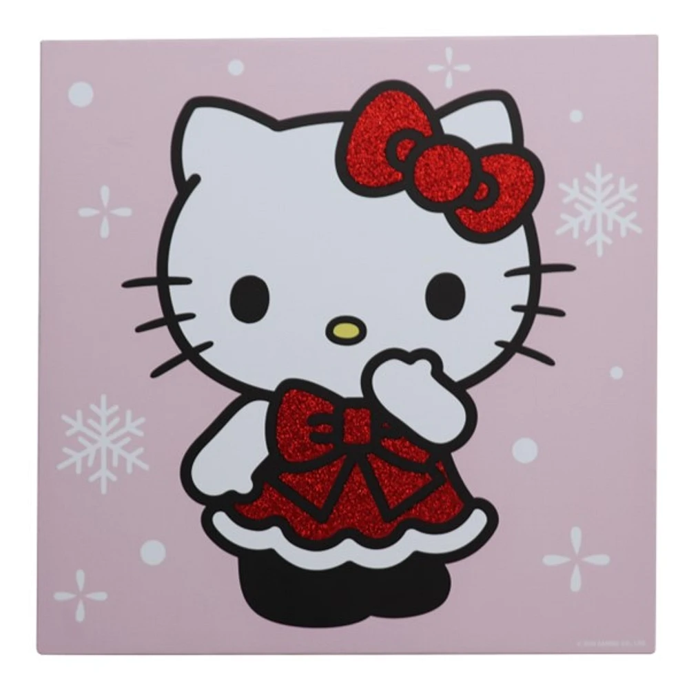 Hello Kitty Red Bow Dress Wall Art 