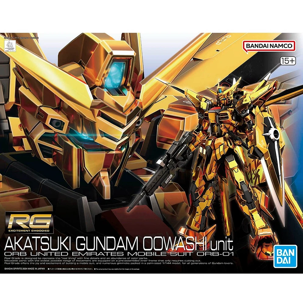 Bandai RG 1/144 ORB-01 Akatsuki Gundam Oowashi Unit Model Kit 