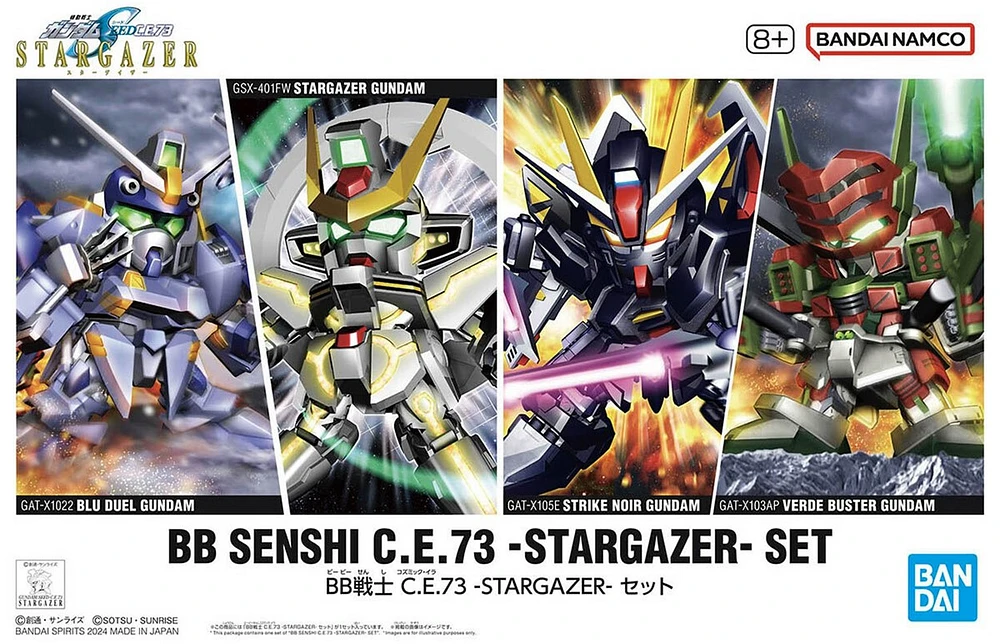 Gundam BB Senshi C.E.73 Stargazer Set 