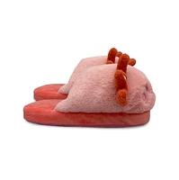 Pantoufles Axolotl - Taille unique 