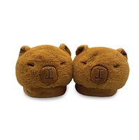 Pantoufles en peluche Capybara - Taille unique 