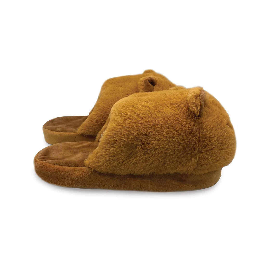 Pantoufles en peluche Capybara - Taille unique 