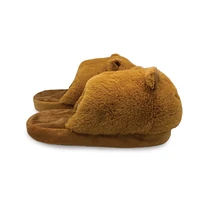 Pantoufles en peluche Capybara - Taille unique 