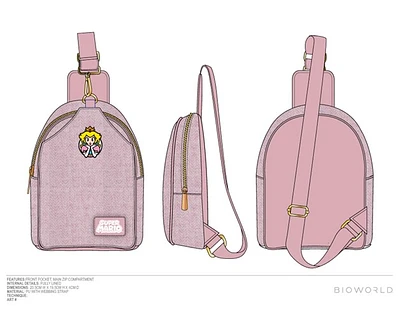 Super Mario: Sac bandoulière Princesse Peach 