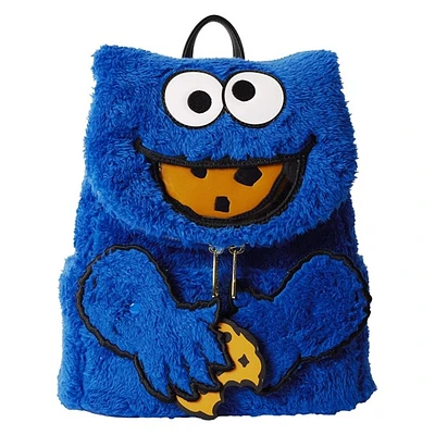 Loungefly : Mini sac à dos en peluche Cookie Monster 