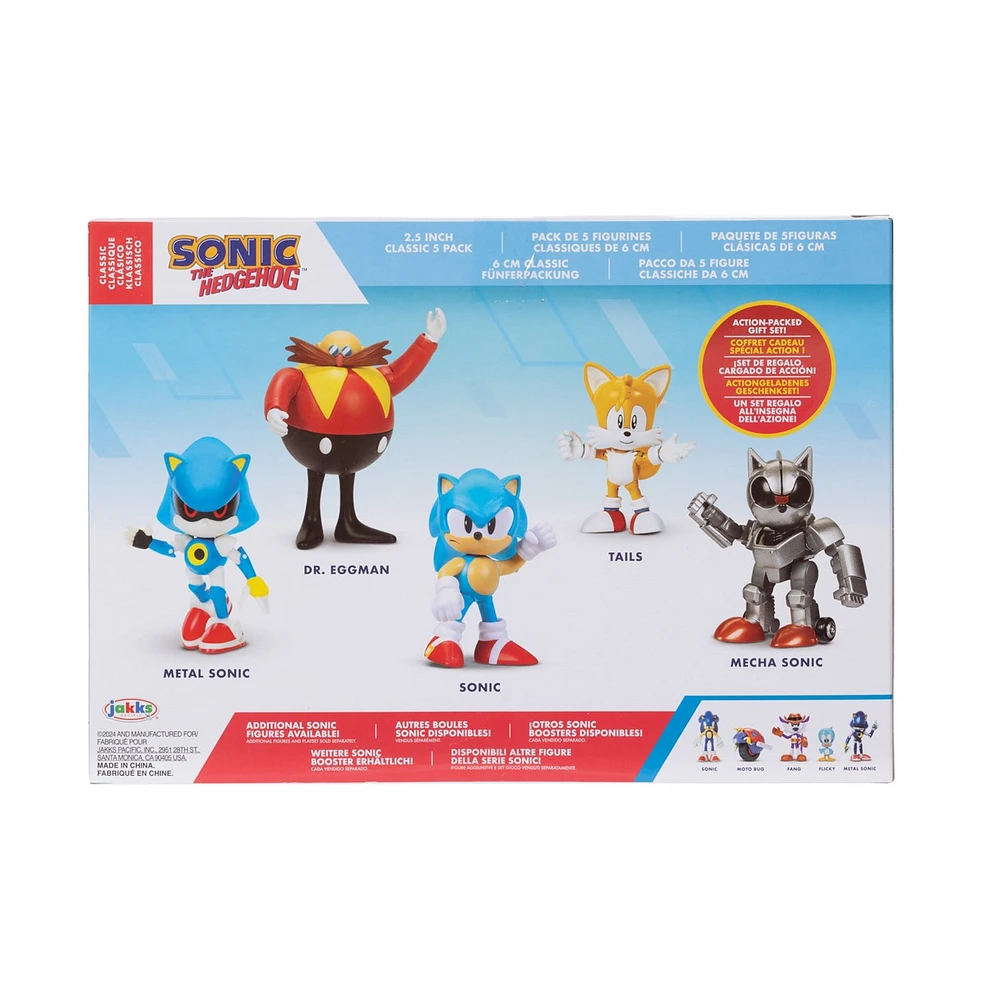 Sonic the Hedgehog: 2.5" Figures Wave 3, 5 pack 