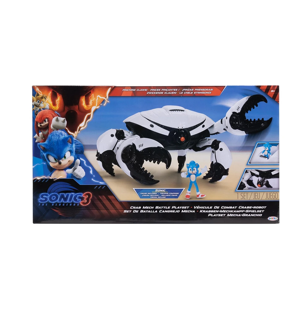 Sonic 3 Movie - Coffret de combat Crabe Mech 
