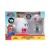 Super Mario: King Boo Figure Set 3 pack 
