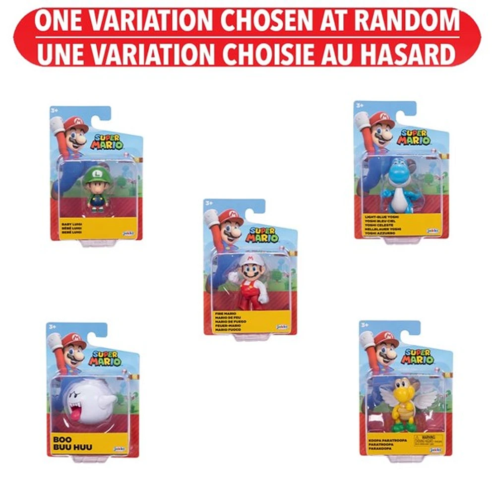 Super Mario 2.5" Figures Wave 49 - Assortment – One Variation Chosen at Random