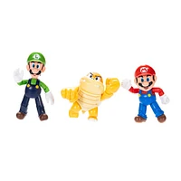 Super Mario 4" Figures 3 pack 