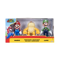 Super Mario 4" Figures 3 pack 