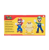 Super Mario 4" Figures 3 pack 
