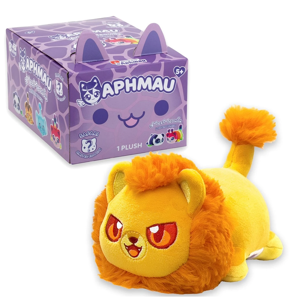 Aphmau 6” MeeMeow Mystery Plush – Series 1 – Safari – Une variation choisie au hasard