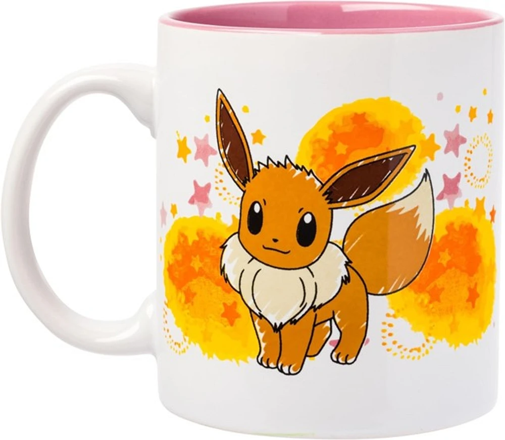 Eevee Star Splatter Ceramic Mug 