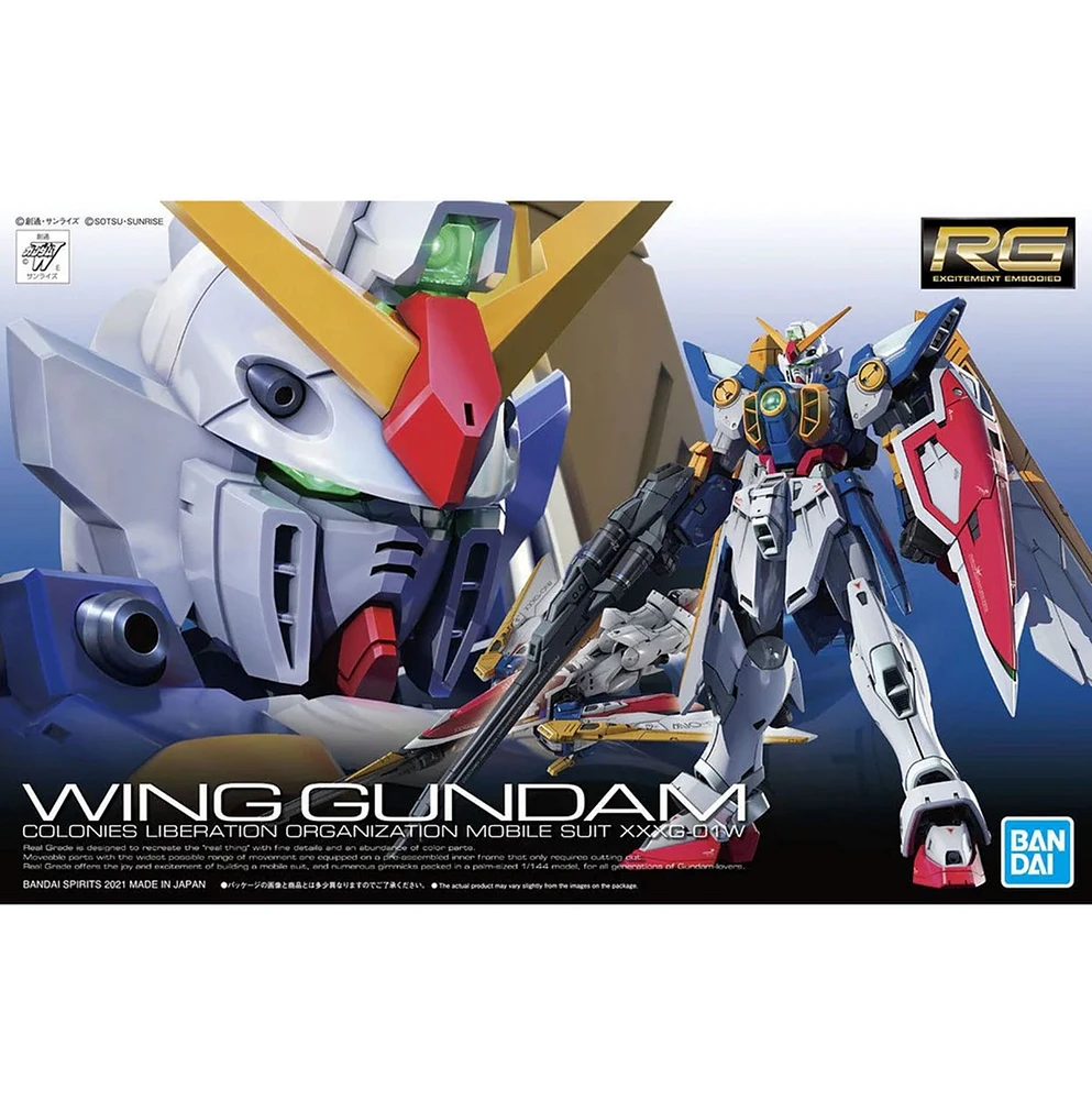 Bandai Hobby Rg 1/144 Wing Gundam 