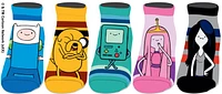 Adventure Time Ankle Socks 5 Pack 