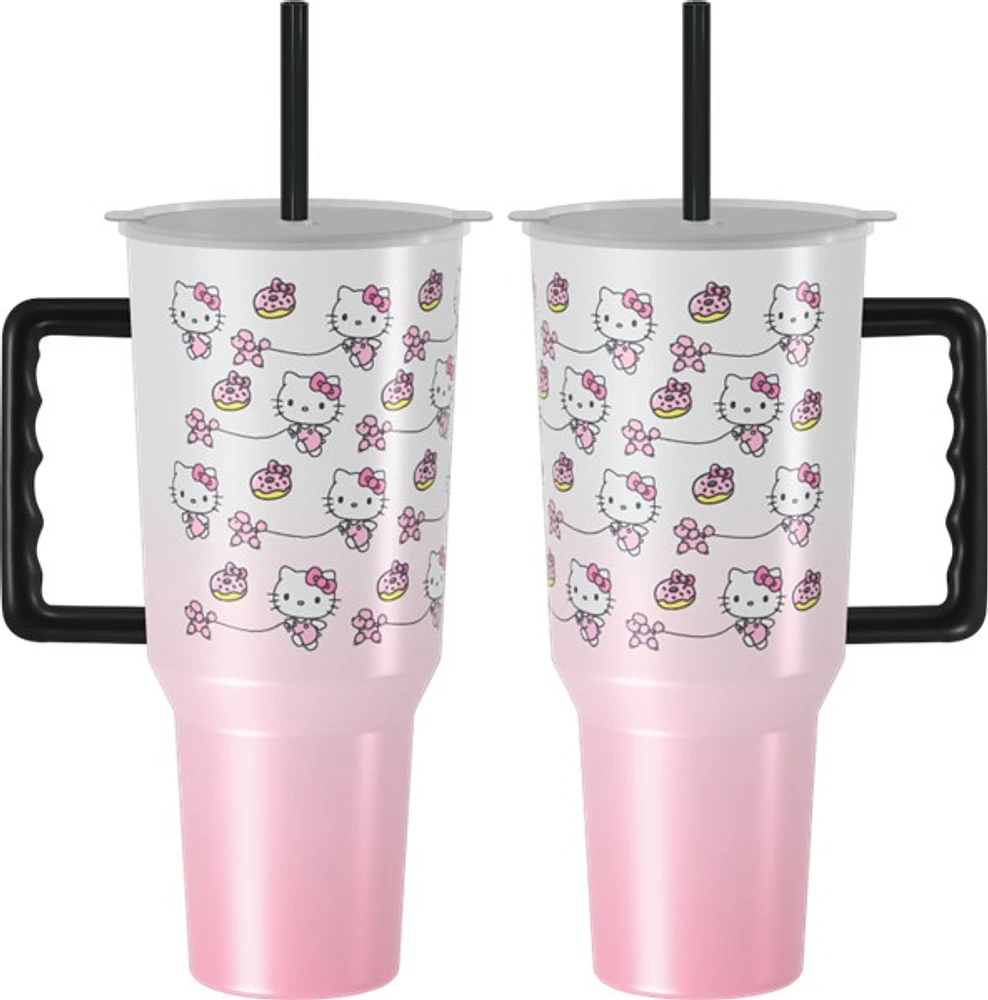 Hello Kitty Pink Ombre Stainless Steel Tumbler 