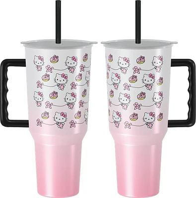 Hello Kitty Pink Ombre Stainless Steel Tumbler 