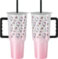 Hello Kitty Pink Ombre Stainless Steel Tumbler 