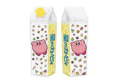Kirby Yellow Milk Carton Water Bottle 