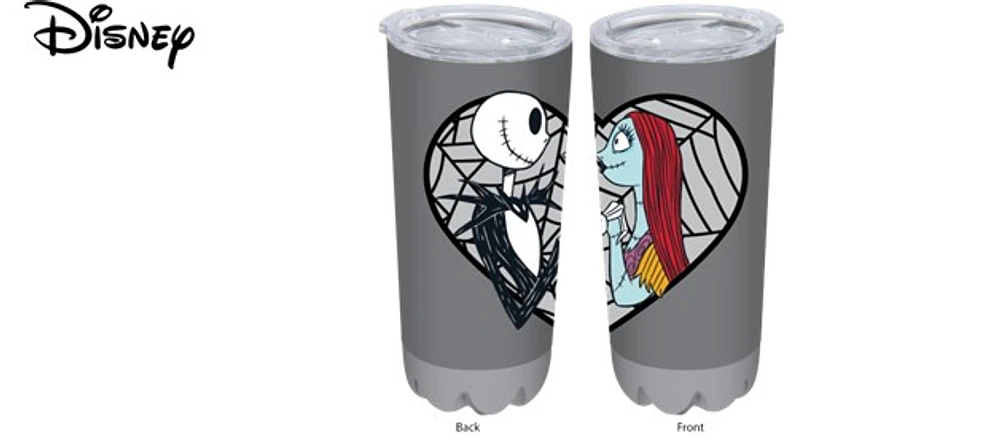 Nightmare before Christmas: Jack & Sally Stainless Steel Tumbler