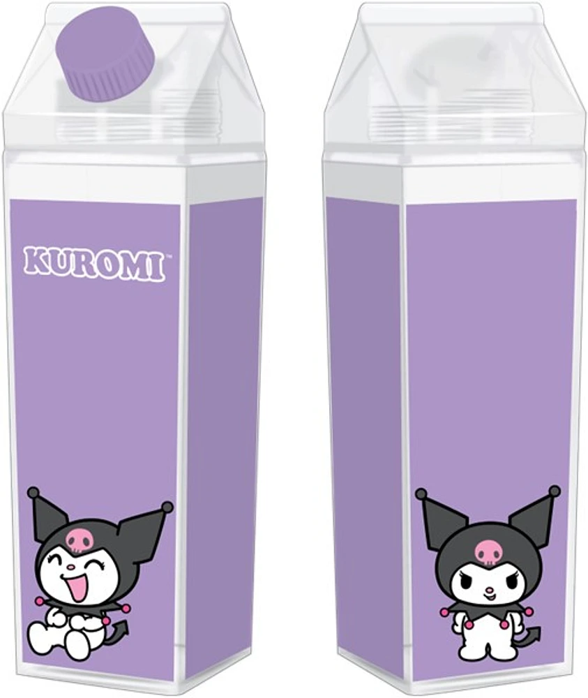 Kuromi Milk Carton Water Bottle 