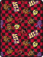 Five Nights at Freddys Checkered Blanket 