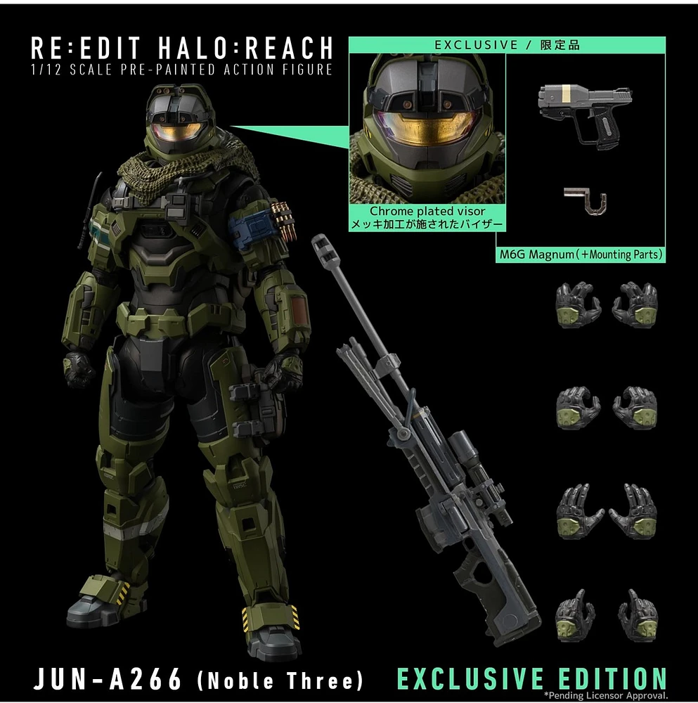 RE:Edit Halo Reach Jun-A266 Noble One 1/12 Scale PX Figure 