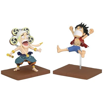 One Piece Monkey D Luffy & Enel World Collectable 