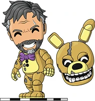 Youtooz: Five Nights at Freddys - Yellow Rabbit 