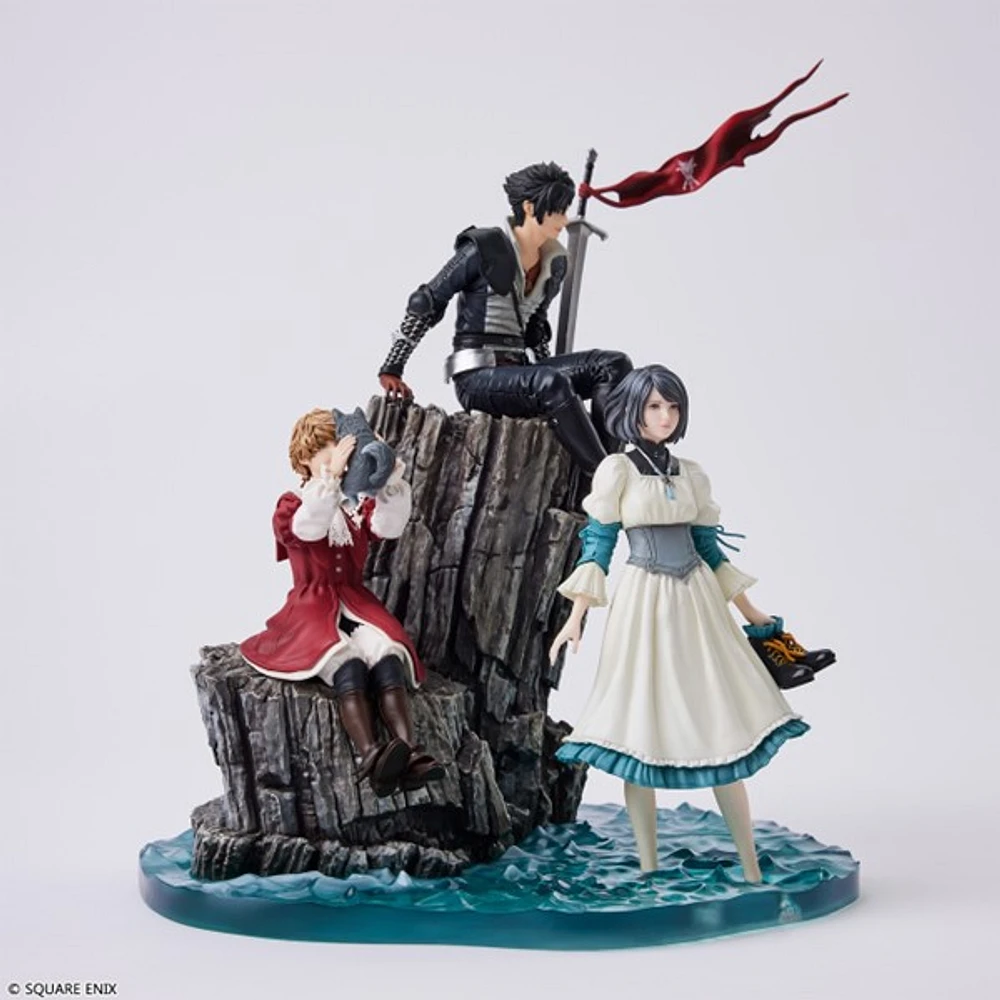 Final Fantasy XVI Form-Ism Scene Figure Diorama - Eyes on Home - Clive, Jill And Joshua Statue 