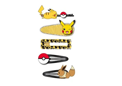 Pinces à cheveux Pokémon, 5 pièces 